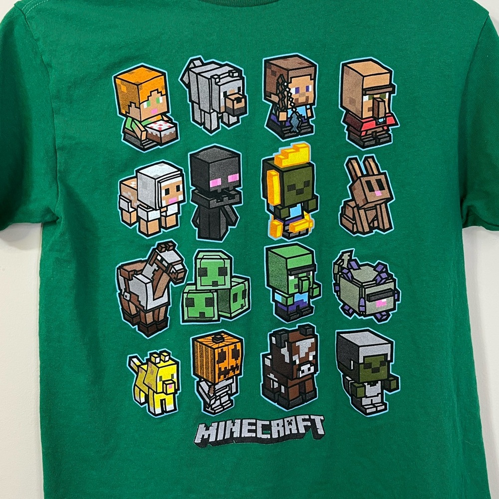Minecraft Graphic Green Mojang Tee - Picture 2 of 4